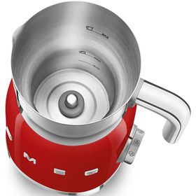 Smeg MFF01RDEU 50's Style Kırmızı Süt Köpürtücü