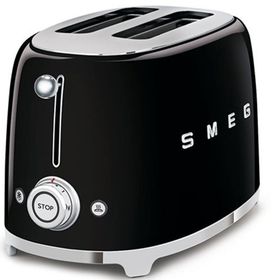 Smeg Siyah 1x2 Ekmek Kızartma Makinesi