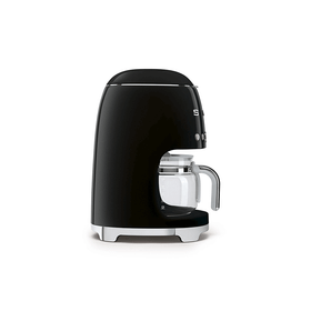 Smeg Siyah Filtre Kahve Makinesi + Kahve Öğütme Makinesi Seti