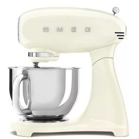 Smeg SMF03CREU 50's Style Retro 4.8 lt Krem Retro Mikser Takımı