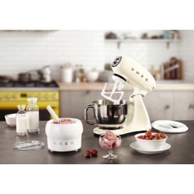 Smeg SMF03CREU 50's Style Retro 4.8 lt Krem Retro Mikser Takımı