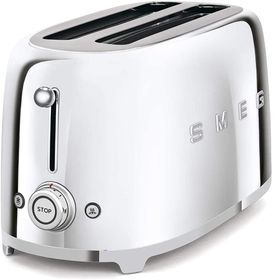 Smeg TSF01WHEU1500 W 6 Programlı 4 Dilim Hazneli Ekmek Kızartma Makinesi
