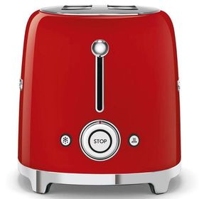 Smeg TSF02RDEU 1500 W 6 Programlı 4 Dilim Hazneli Ekmek Kızartma Makinesi