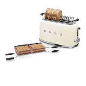 Smeg TSF02WHEU 1500 W 6 Programlı 4 Dilim Hazneli Ekmek Kızartma Makinesi
