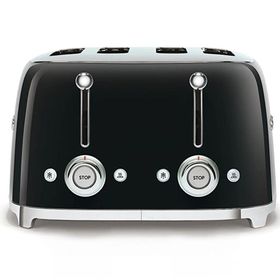 Smeg TSF03BLEU Siyah 4 Slot Ekmek Kızartma