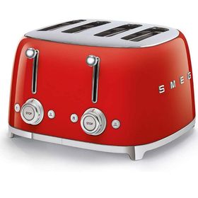 Smeg TSF03RDEU Kırmızı 4 Slot Ekmek Kızartma