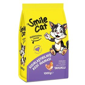 Smile Cat 1 KG Tavuklu Kuru Kısır Kedi Maması