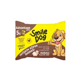Smile Dog Kuzulu 5x85 gr Yetişkin Köpek Maması