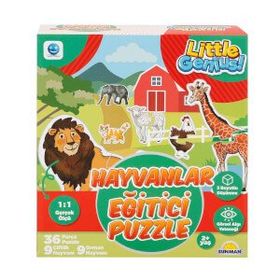 Smile Games Hayvanlar 36 Parça Eğitici Puzzle