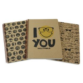 Smiley SMILEY1001-K 100 Yaprak A4 Kareli Kraft Defter
