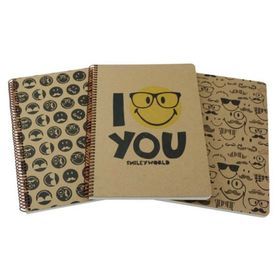 Smiley SMILEY1001-K 100 Yaprak A4 Kareli Kraft Defter