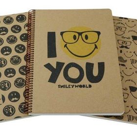 Smiley SMILEY1001-K 100 Yaprak A4 Kareli Kraft Defter