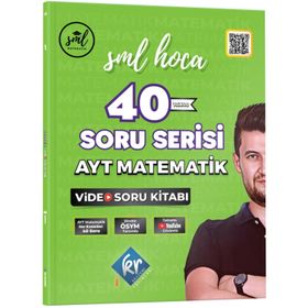 SML Hoca AYT Matematik 40 Soru Serisi Video Soru Kitabı - KR Akademi Yayınları