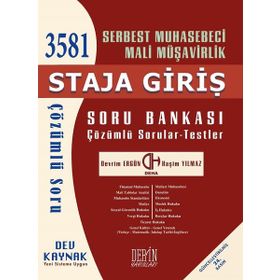 SMMM 2017 Staja Giriş Soru Bankası Çözümlü Sorular - Testler - Devrim Ergün Haşim Yılmaz