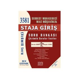 SMMM 2017 Staja Giriş Soru Bankası Çözümlü Sorular - Testler - Devrim Ergün Haşim Yılmaz