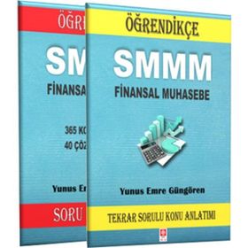 SMMM Finansal Muhasebe Soru Bankası ve Tekrar Sorulu Konu Anlatımı 2 Kitap Birarada - Yunus Emre Güngören