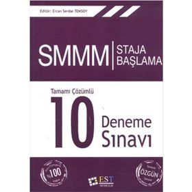SMMM Staja Başlama Tamamı Çözümlü 10 Deneme Sınavı - Ercan Serdar Toksoy