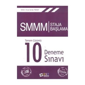 SMMM Staja Başlama Tamamı Çözümlü 10 Deneme Sınavı - Ercan Serdar Toksoy