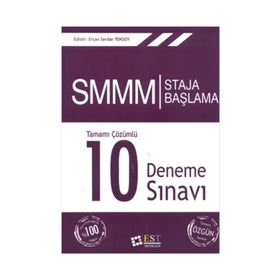 SMMM Staja Başlama Tamamı Çözümlü 10 Deneme Sınavı - Ercan Serdar Toksoy