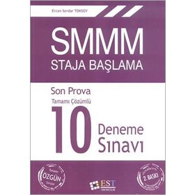 SMMM Staja Başlama Tamamı Çözümlü 10 Deneme Sınavı - Ercan Serdar Toksoy