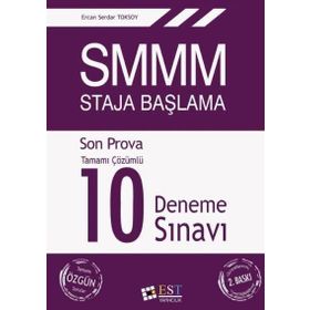 SMMM Staja Başlama Tamamı Çözümlü 10 Deneme Sınavı - Ercan Serdar Toksoy
