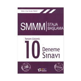 SMMM Staja Başlama Tamamı Çözümlü 10 Deneme Sınavı - Ercan Serdar Toksoy