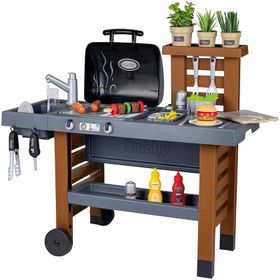 Smoby 312002 Bahçe Mutfağı Ve Barbekü Oyun Seti