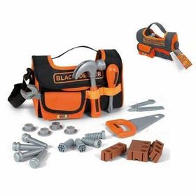 Smoby 37600360142 Black + Decker Kumaş Alet Çantası