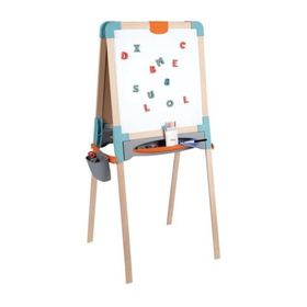 Smoby 410401 Çift Taraflı Manyetik ve Tebeşirli Ahşap Yazı Tahtası