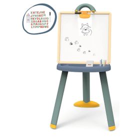 Smoby 410626 Çift Taraflı Manyetik ve Tebeşirli Plastik Yazı Tahtası