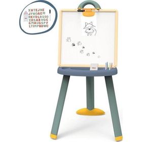 Smoby 410626 Çift Taraflı Manyetik ve Tebeşirli Plastik Yazı Tahtası