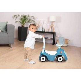 Smoby 720304 Mavi Ride-On 4 Fonksiyonlu Bebek Arabası