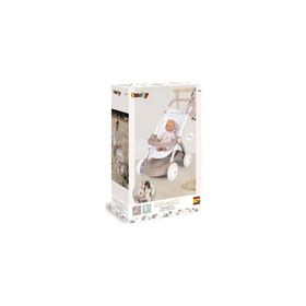 Smoby Baby 254018 Nurse Chulli Pop Leylak-Gri Bebek Arabası Oyuncağı
