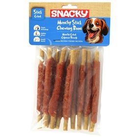 Snacky 10x120 gr Munchy Ördekli Sargılı Kemik Köpek Ödül
