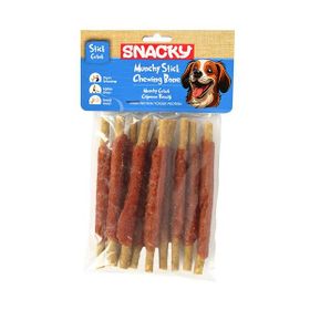 Snacky 10x120 gr Munchy Ördekli Sargılı Kemik Köpek Ödül