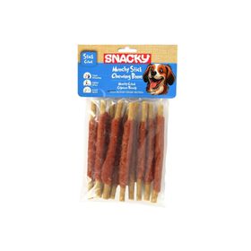 Snacky 10x120 gr Munchy Ördekli Sargılı Kemik Köpek Ödül