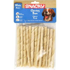 Snacky 15x13 cm Beyaz Köpek Burgu Çubuk
