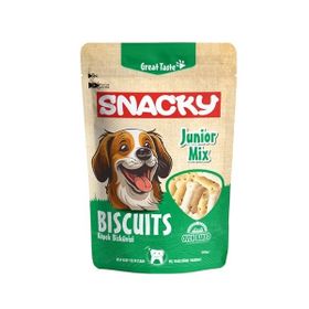 Snacky 200 gr Junior Mix Diş Temizliği Destekleyici Yavru Köpek Ödül Bisküvisi