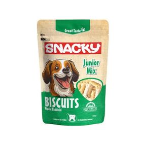 Snacky 200 gr Junior Mix Diş Temizliği Destekleyici Yavru Köpek Ödül Bisküvisi