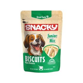 Snacky 200 gr Junior Mix Diş Temizliği Destekleyici Yavru Köpek Ödül Bisküvisi