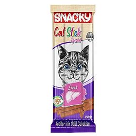 Snacky 3x5 gr Ciğerli Stick Kedi Ödülü