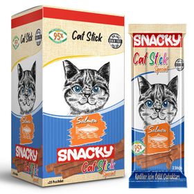 Snacky 3x5 gr Somonlu Stick Kedi Ödülü
