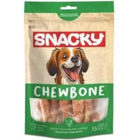 Snacky Chew Bone Tavuk Sargılı Çubuk 10x13 cm Köpek Ödül Maması