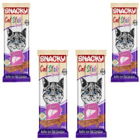 Snacky Ciğer 3x5 gr 4 Adet Kedi Ödül Maması