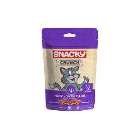 Snacky Crunch 60 gr Deri ve Tüy Bakımı İçin Tavuklu Kedi Ödül Maması