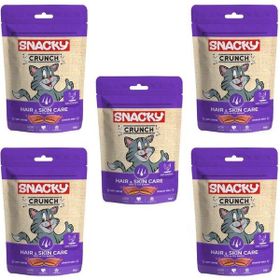 Snacky Crunch Hair Skin Tavuklu 5x60 gr Kedi Ödül Maması