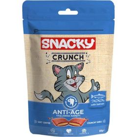 Snacky Crunchy Somonlu Anti-Age 60 gr Kedi Ödül Maması
