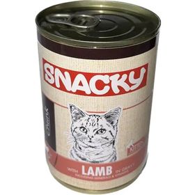 Snacky Kuzu Etli 400 gr Yavru Konserve Kedi Maması