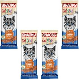 Snacky Somon Etli Stick 4'lü 3x5 gr Kedi Ödül Maması