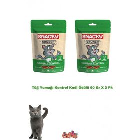 Snacky Tüğ Yumağı Kontrol 2x60 gr Kedi Ödül Maması
